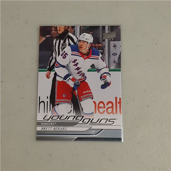 Brett Berard 2024-25 Upper Deck Young Guns Rookie card #705