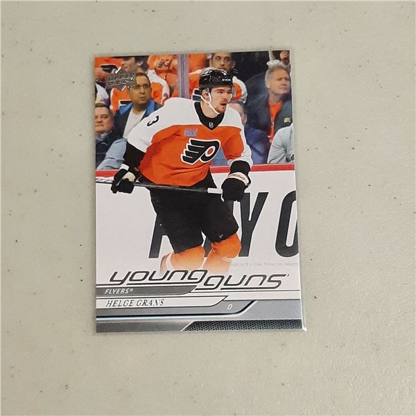 Helge Grans 2024-25 Upper Deck Young Guns Rookie card #722