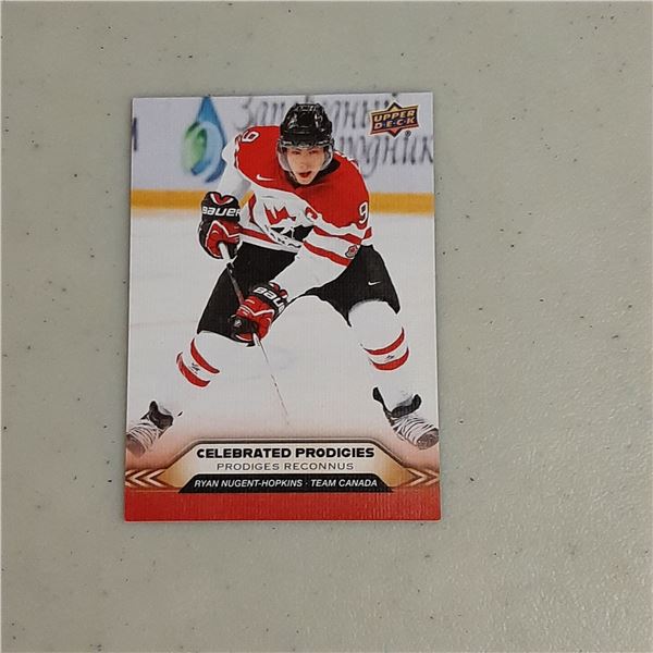Ryan Nugent-Hopkins 2025-26 Tim Hortons Team Canada Celebrated Prodigies card CP-9