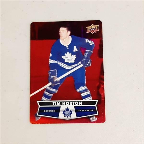Tim Horton 2021-22 Tim Hortons Red Die Cut card DC-1