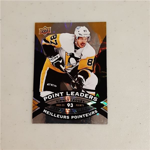 Sidney Crosby 2023-24 Tim Hortons Point Leaders card PL-15