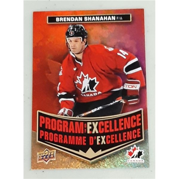 Brendan Shanahan 2025-26 Tim Hortons Team Canada Program of Excellence card POE-11