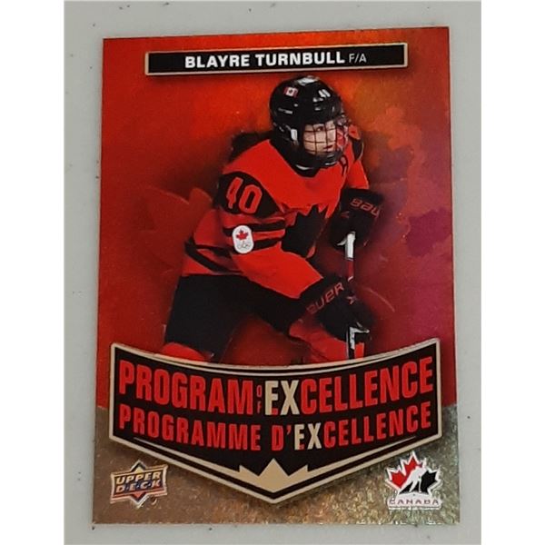 Blayre Turnbull 2025-26 Tim Hortons Team Canada Program of Excellence card POE-14