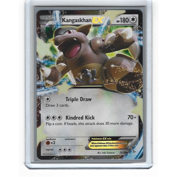 Pokemon Kangaskhan EX Flashfire Ultra Rare Holo 78/106