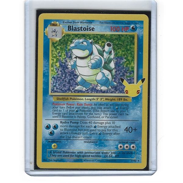 Pokemon Celebrations Classic Collection Blastoise Holo 2/102