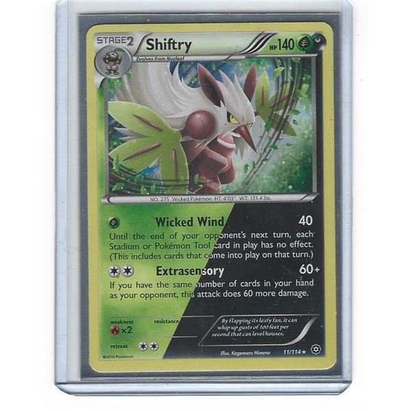 Pokemon Shiftry Holo 11/114