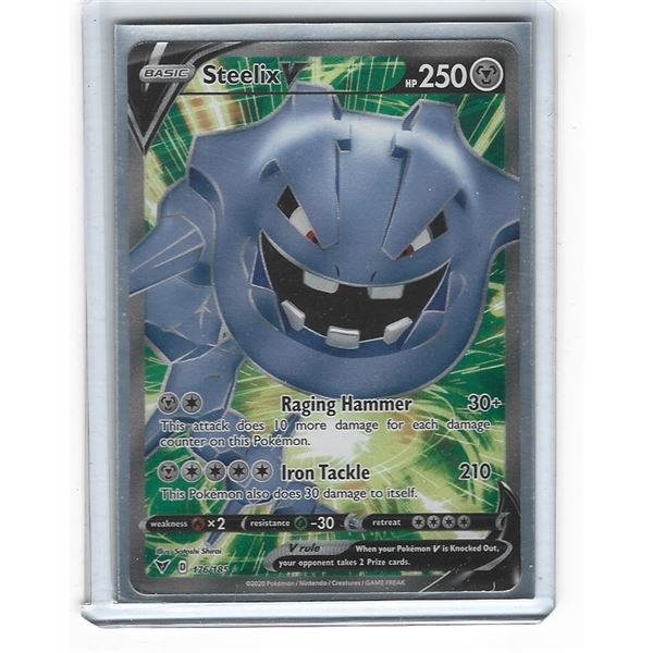 Pokemon Steelix V  Ultra Rare Holo 176/185