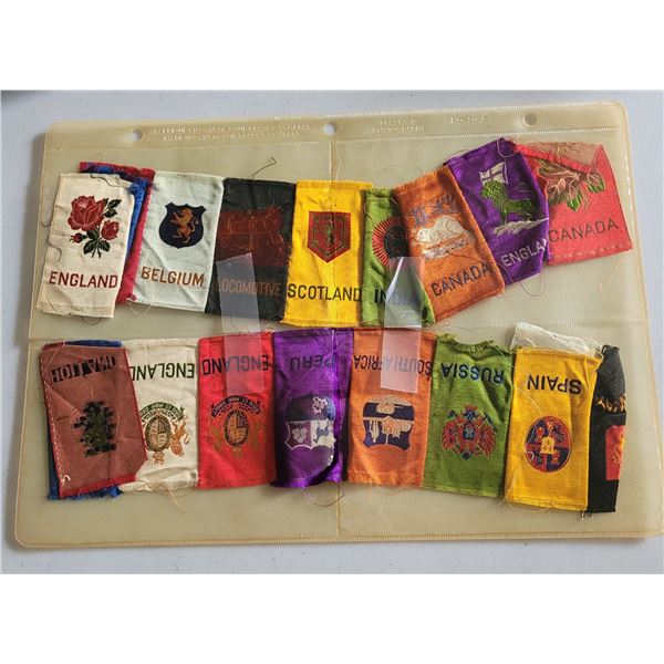 Page of Assorted Tobacco Silks