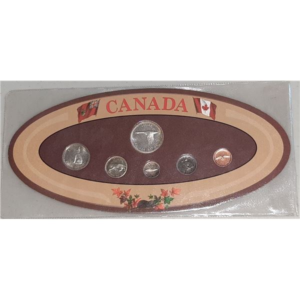 1967 Canada Centennial 6-Coin Set - 80% silver ($1, 50¢, 25¢, 10¢)