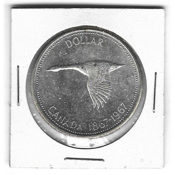 1967 Canada Silver Dollar - 80 percent silver