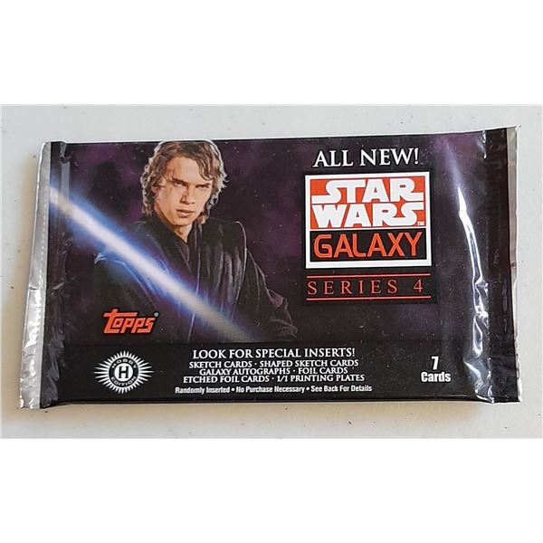 2009 Topps Star Wars Galaxy Series 4 Trading cards Pack