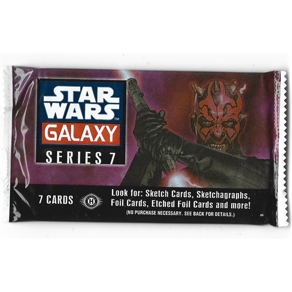 2012 Topps Star Wars Galaxy Series 7 Trading cards Pack