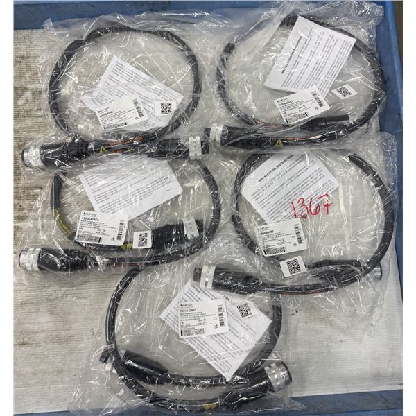 (5) Brad Power #1300640453/CC4030K17M010G Cables
