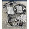 Image 1 : (3) Brad Power #1300640453/CC4030K17M010G Cables w/#1300680099/TC40C40-200G Tee Assemblies