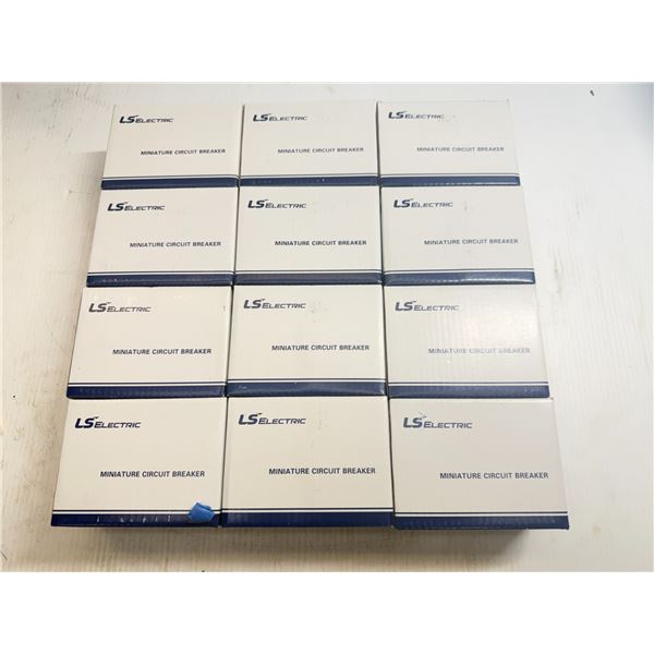 Lot of (12) LS Electric #BK63HU Circuit Breakers
