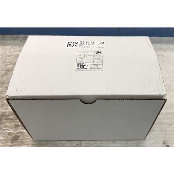 Lot of (54) Laser Mech #PLLCG0034 1.08UM 22.4MMX4.1MM Protective Cover Glas