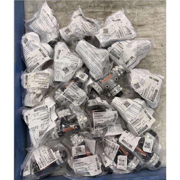Lot of (19) Bard Power #TC40C40-200G Tee Assemblies