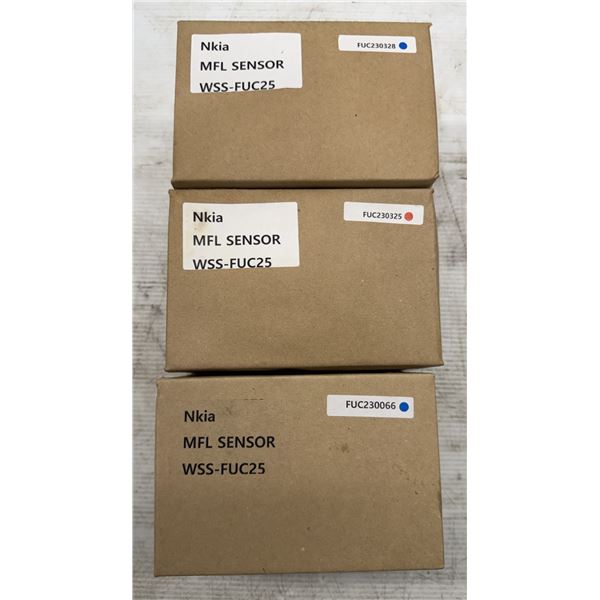 (3) Nkia #WSS-FUC25 MFL Sensors