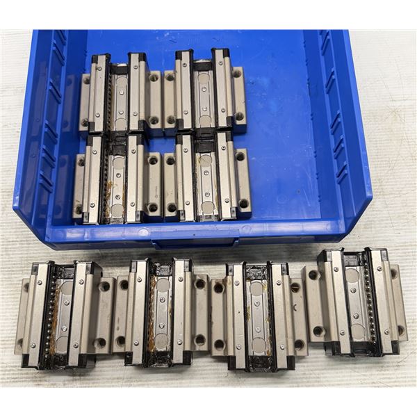 Lot of (8) THK #HSR 30A Linear Blocks