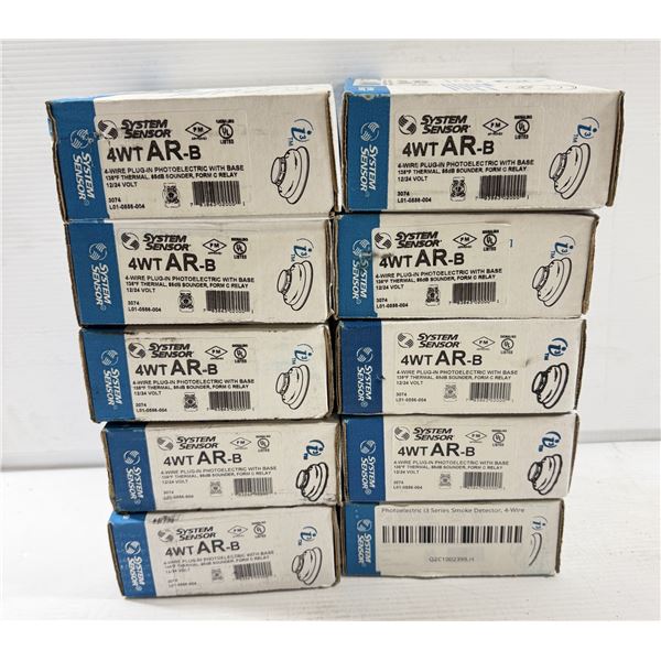 Lot of (10) System Sensor #4WTAR-B