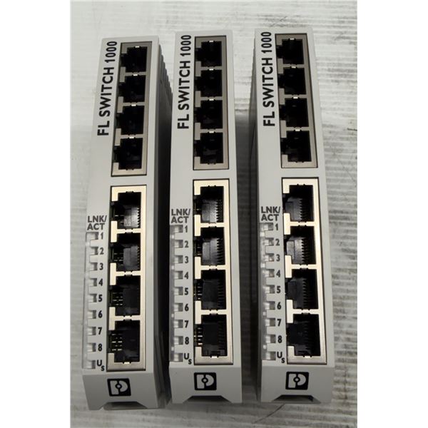 (3) Phoenix Contact #1085243 FL Switch 1108N