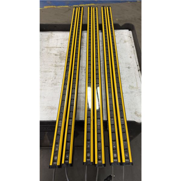 (3) Sets of Sick #1116220/C4P-EA09031CA0 & #1116215/C4P-SA09031AA0 Safety Light Curtains