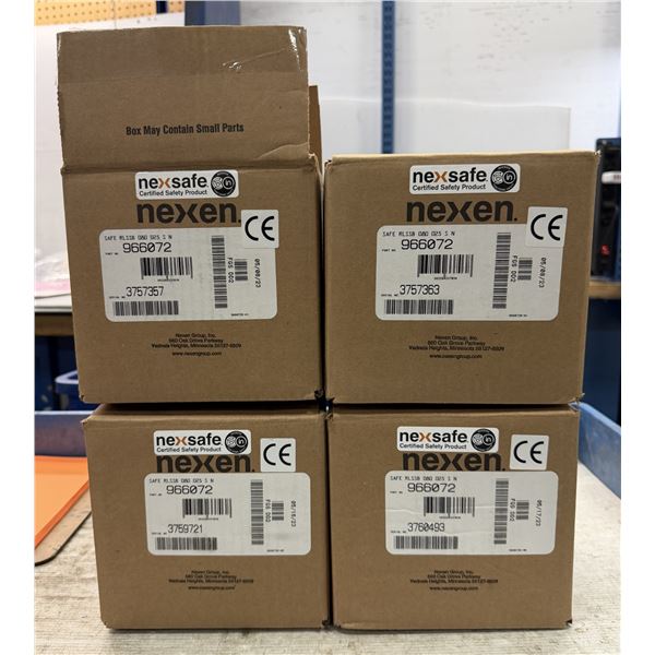 (4) Nexsafe #966072 Spring Engaged Stand Alone Rod Locks SAFE RLSSB-080-025-S-N