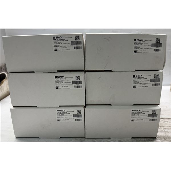 (6) Brady #B30-R4300 Black Ribbon Cartridge 110.0MM X 61M / 4.33" X 200'