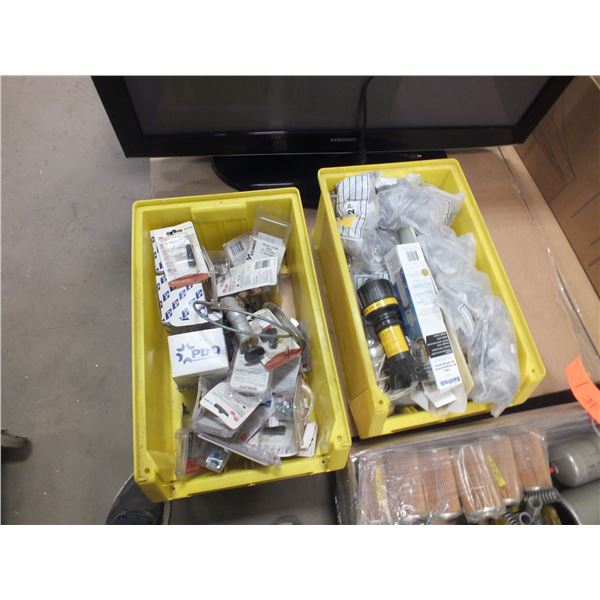 Two Parts Bins Of Hardware
