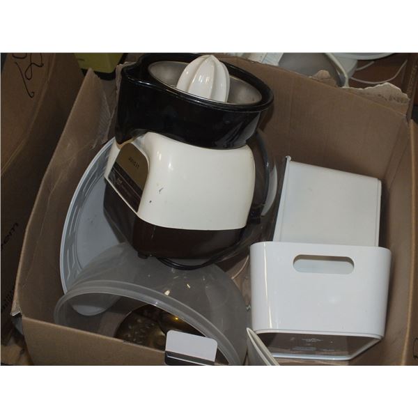 2 Boxes Of Assorted Kitchen Wares