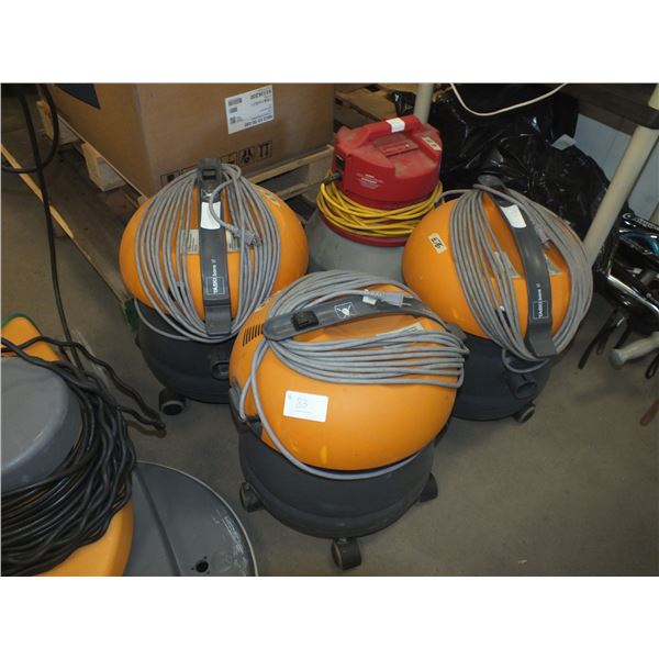 1 Floor Machine & 4 Commercial Vacuums