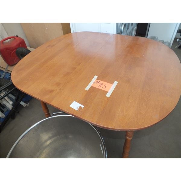 Brown Wooden Table / No Chairs