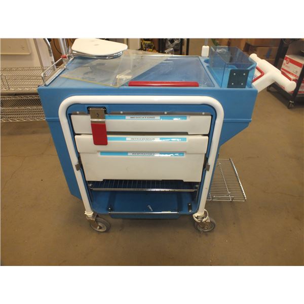 Medical Storage Cart On Wheels