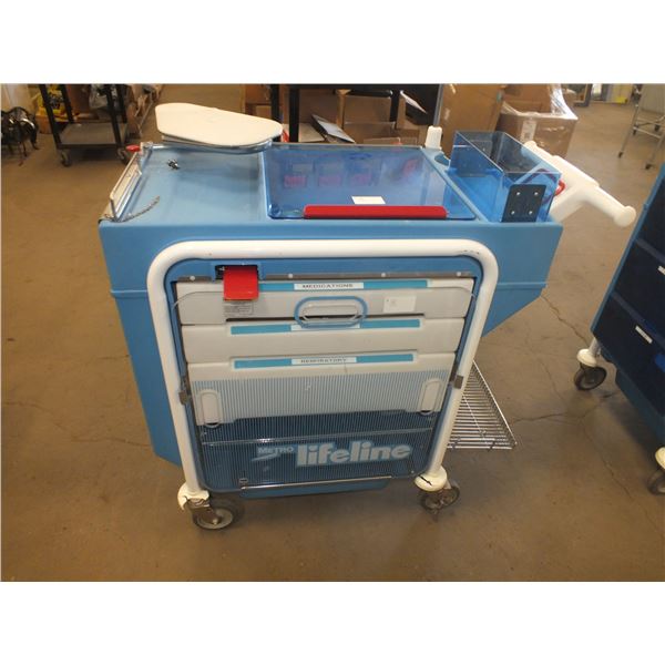 Medical Storage Cart On Wheels