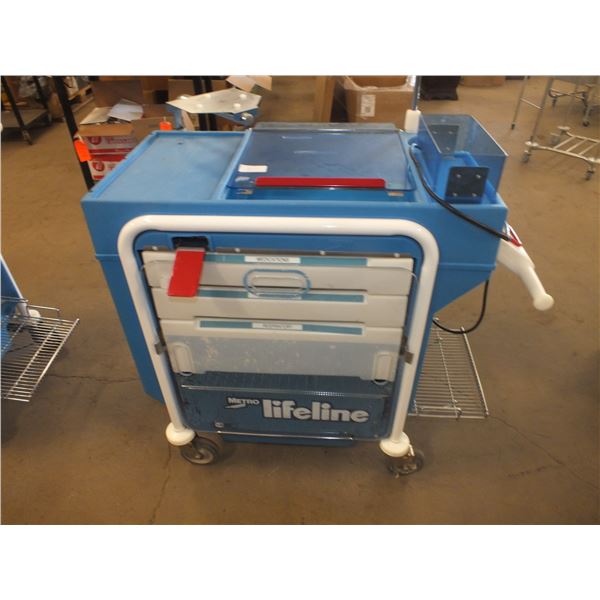 Medical Storage Cart On Wheels