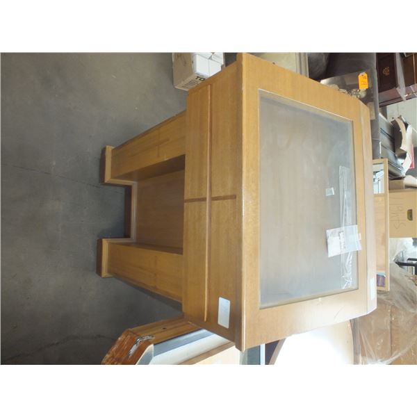 Wooden Podium w/ Key