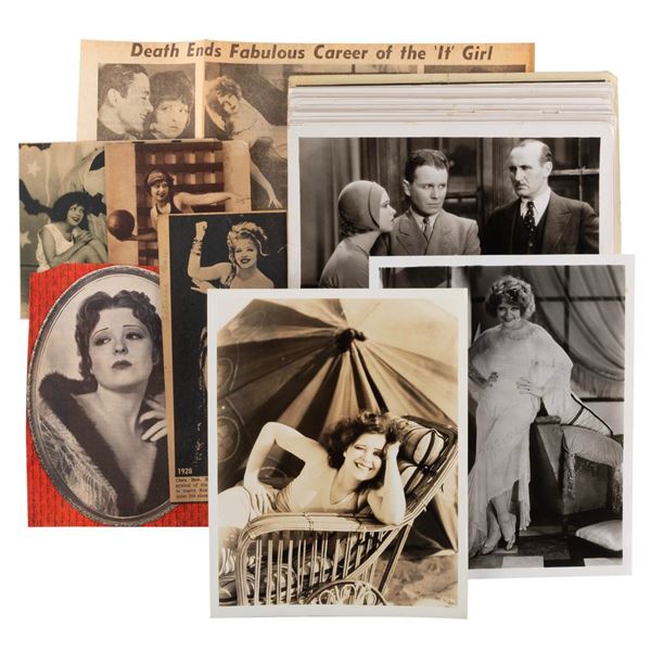 A Collection of Clara Bow Photographs and Clippings.