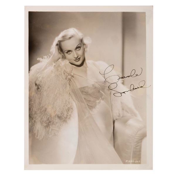 A Carole Lombard Signed Photograph.