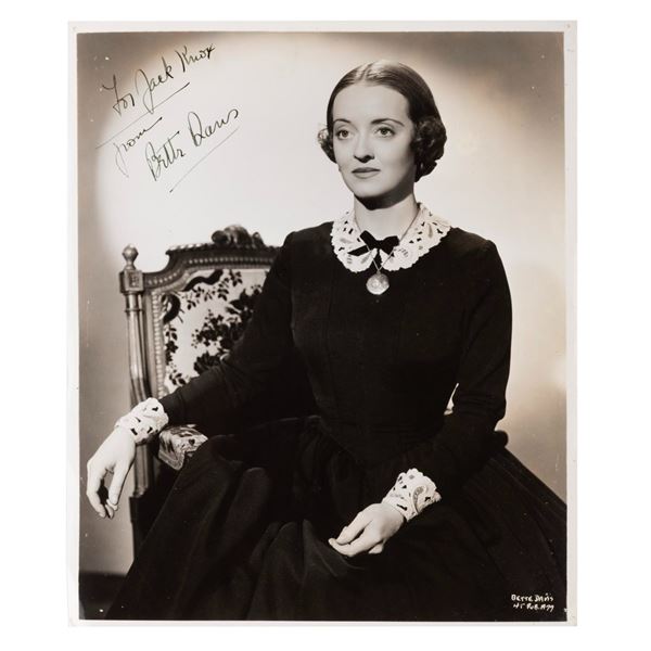 A Bette Davis Signed Photograph.