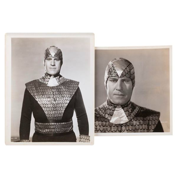 A Pair of "The Purple Monster Strikes" Publicity Photos.