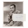 Image 1 : An Edward G. Robinson Autograph and Photo.