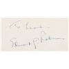 Image 3 : An Edward G. Robinson Autograph and Photo.