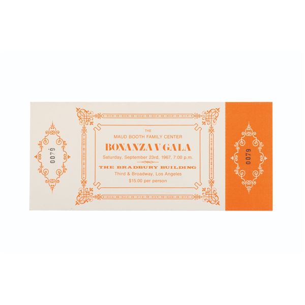 A Bonanza V Gala Event Ticket.