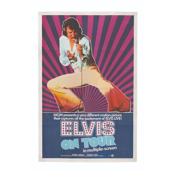 An "Elvis on Tour" One-Sheet.