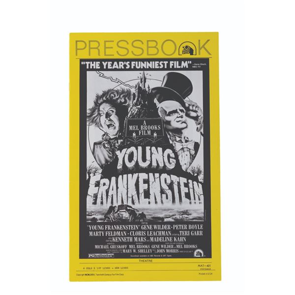A "Young Frankenstein" Press Book.