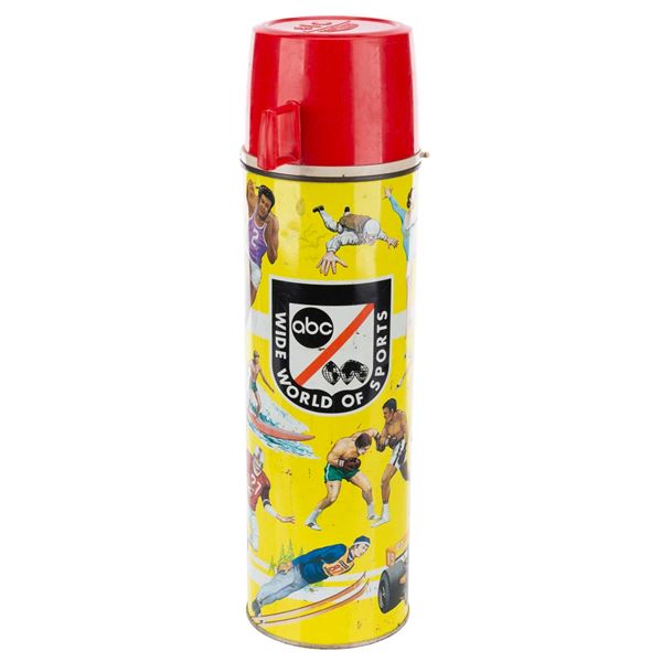 A 1976 ABC Wild World of Sports Thermos.