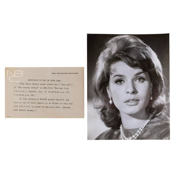 A “Man From U.N.C.L.E. Photograph and Press Release.