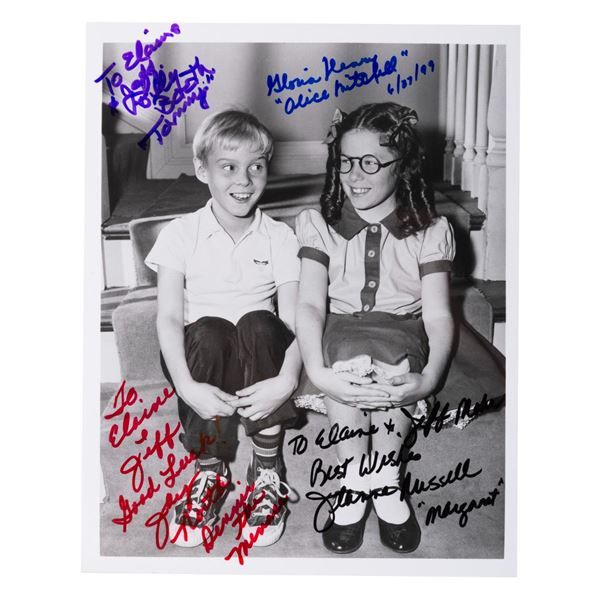A Dennis the Menace Multi-Signed Photograph.