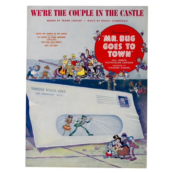 "Mr. Bug Goes to Town" Sheet Music.