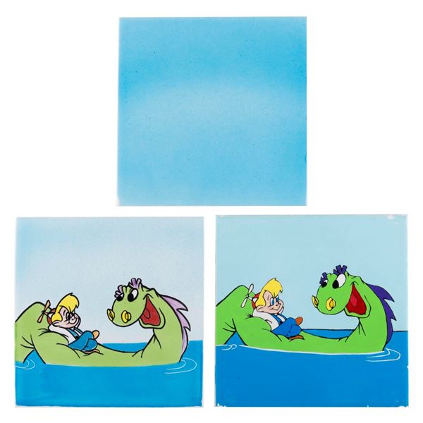 A Rare Set of Beany and Cecil Production Sample Tiles.